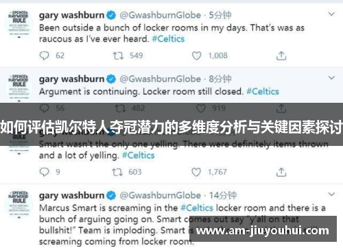 如何评估凯尔特人夺冠潜力的多维度分析与关键因素探讨 如何评估凯尔特人夺冠潜力的多维度分析与关键因素探讨